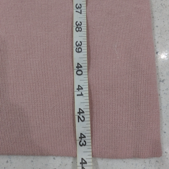 Torrid Mauve Pink Knit Ribbed Sweater Dress Short Sleeve Knee Length Self Tie 2X - Picture 6 of 11